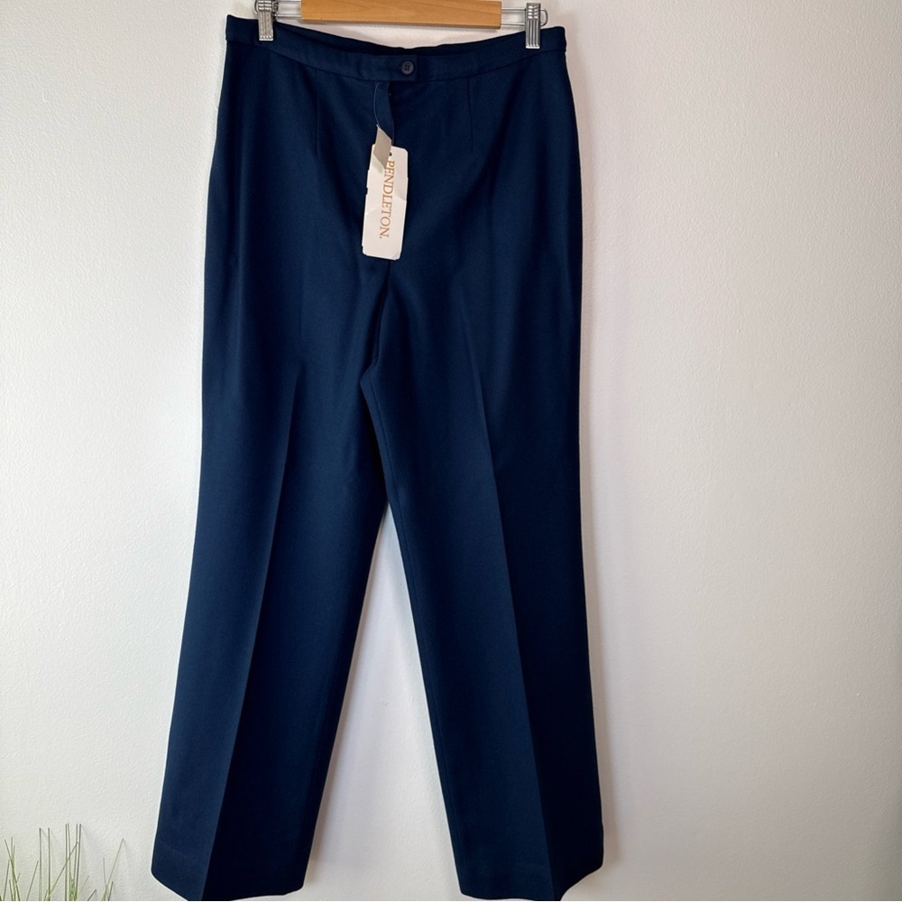 Vtg Pendleton Virgin Wool Straight Leg Trouser Pants Womens Size 16 (waist 31”)